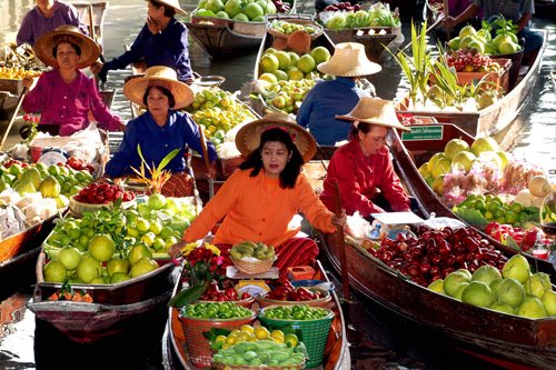 Chợ nổi Thái Lan